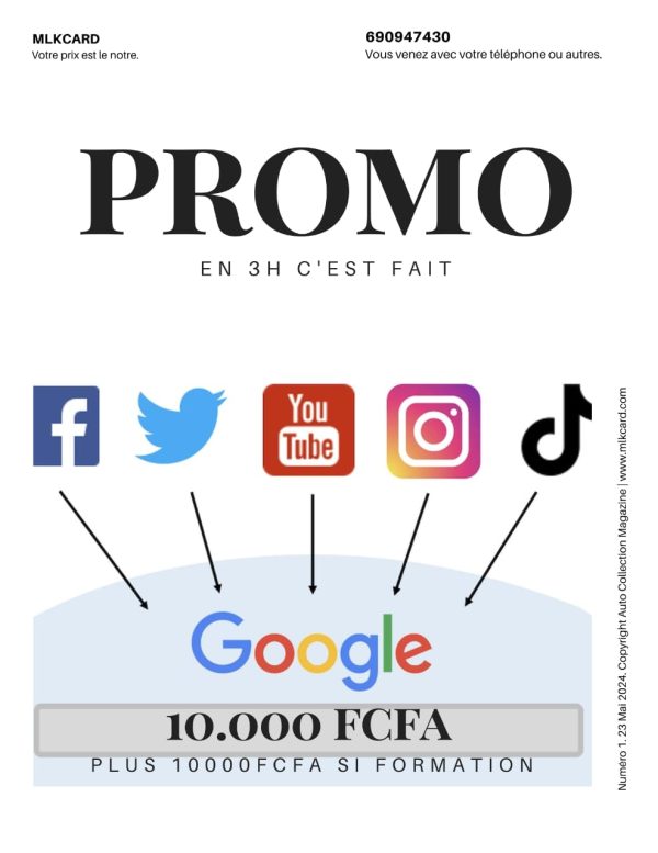 promotion de mise en avant des reseaux sociaux